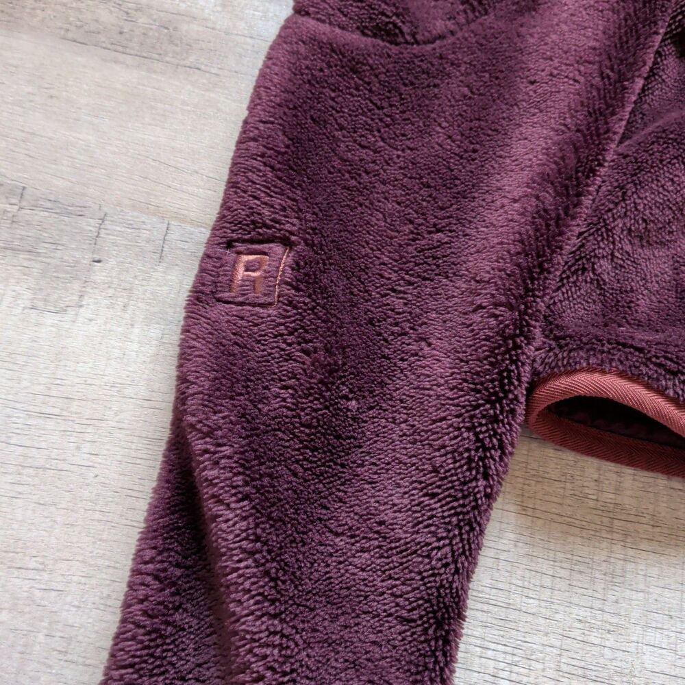 Patagonia Re-Tool Full Zip Fleece Jacket Burgundy Plum Women's Size M Medium - Picture 9 of 9